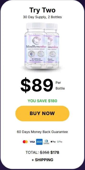 Buy MindRemember 1 Bottle